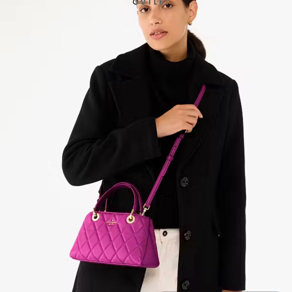 Kate Spade Carey small quilted Sullivan Satchel - Picture 2 of 6